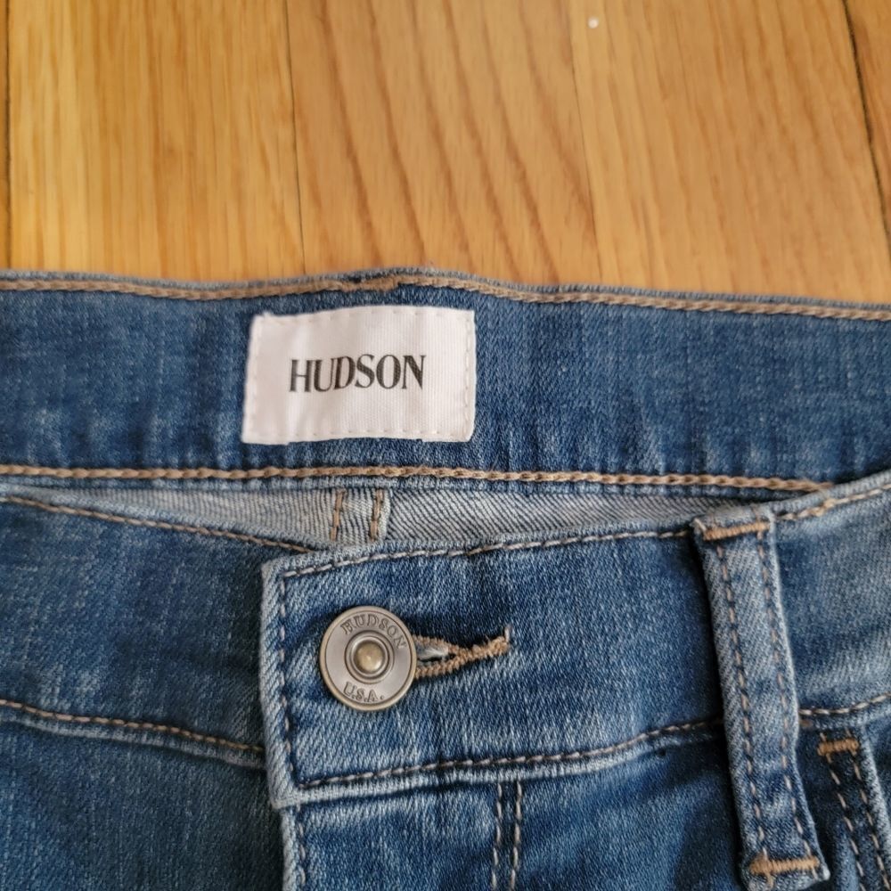 Hudson Jeans Natalie Midrise Slim Boyfriend Blue Jeans Size 26 - Picture 15 of 15